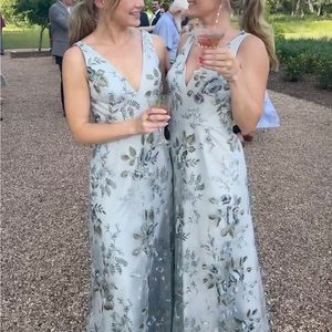 Jenny Yoo - Tatum - Enchanted Floral Serenity Blue Dress